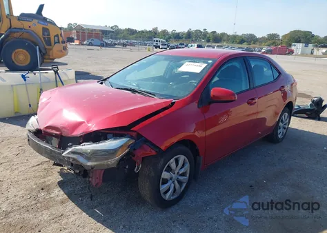 2015 Toyota Corolla Le из США, поврежденный, VIN 2T1BURHE4FC299556